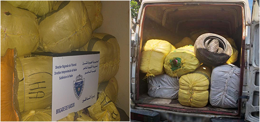 جمارك الناظور تحجز سيارة مزورة محملة بأزيد من 200 ألف درهم من السلع المهربة 