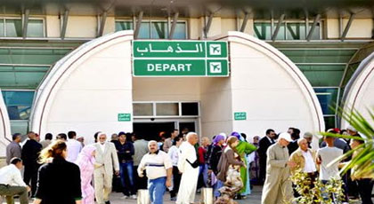 مطار العروي يسجل ارتفاعا في نسبة عدد المسافرين خلال الشهر الماضي