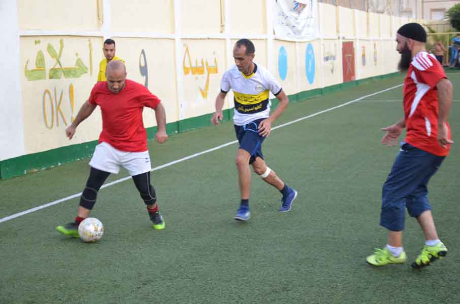 اسدال الستار على دوري جمعية شباب الخير بمباراة جمعية بين فريق “القيسرية ” وكفى مخدرات