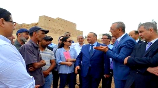وزير الثقافة والاتصال محمد الأعرج يتفقد المشاريع الأثرية بإقليم الحسيمة