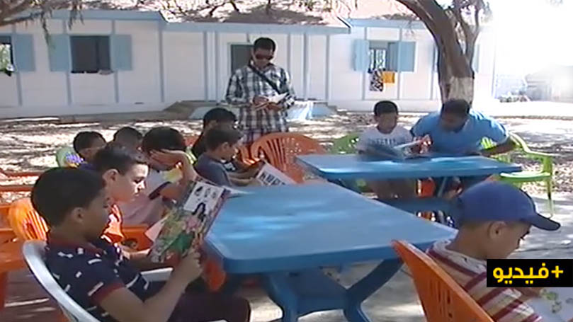 شاهدوا بالفيديو.. أطفال من الدار البيضاء يستفديون من مخيم صيفي بقرية أركمان