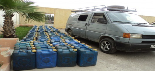 الدرك الملكي بسلوان يحبط عملية تهريب كمية من البنزين بشاطئ الجزيرة 