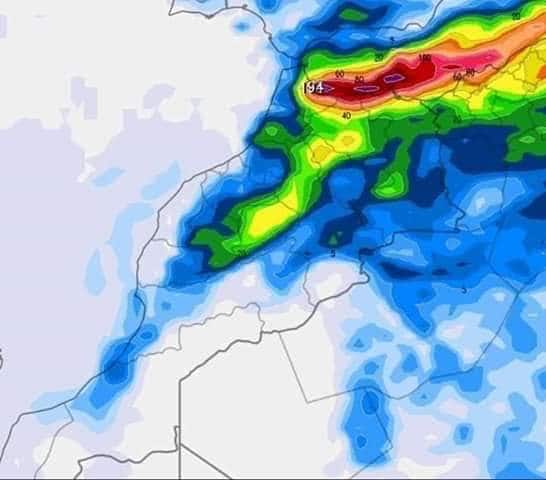 ارتفاع مستوى الخطر.. مديرية الأرصاد تضع الناظور والحسيمة والدريوش ضمن المستوى الأحمر لخريطة اليقظة