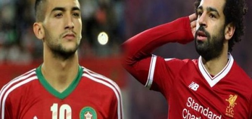 الدوليان محمد صلاح وحكيم زياش الأفضل عربيا في تصنيف لعبة "فيفا 20" الشهيرة