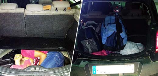 بالصور.. إيقاف مهاجر مغربي بميناء مدينة مليلية حاول تهريب قريب له داخل سيارته  بالصور.. إيقاف مهاجر مغربي بميناء مدينة مليلية حاول تهريب قريب له داخل سيارته