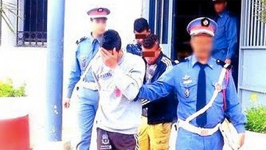 درك العروي يعتقل شخصين قاما بسرقة كاميرات مراقبة خاصة باعدادية تيزطوطين