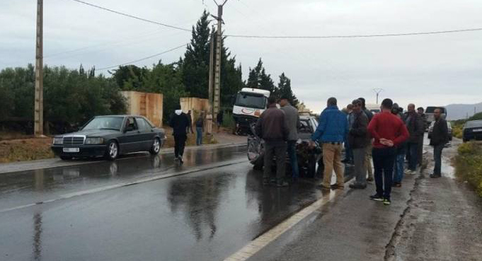 مصرع شخص إثر حادثة سير بين أركمان والبركانيين