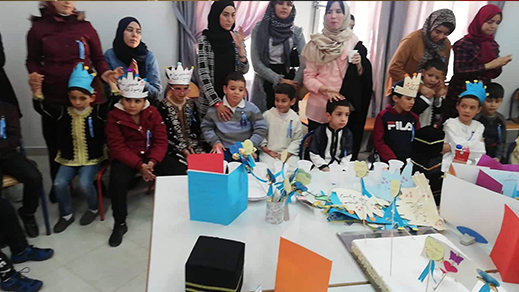 صور+ أطفال جمعية أيمن للتوحد  بالناظور يحتفلون بعيد المولد النبوي الشريف