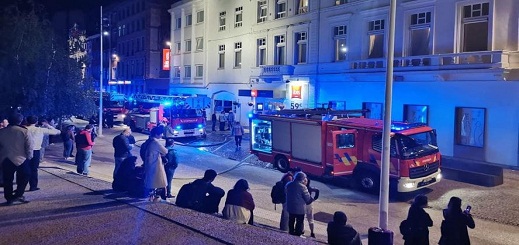 إخلاء فندق من نزلائه ببروكسل بعد اندلاع حريق مهول داخله