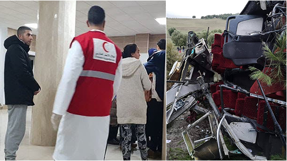 ثلاثة اشخاص من الناظور ضمن قتلى حادثة انقلاب حافلة بواد امليل ثلاثة اشخاص من الناظور ضمن قتلى حادثة انقلاب حافلة بواد امليل