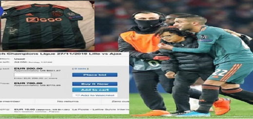 تفاصيل بيع قميص الريفي "حكيم زياش" بأكثر من 9000 أورو بعد تعرضه للنصب