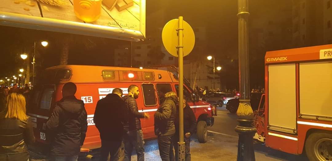 نتيجة بحث الصور عن حريق بمقهى طنجة