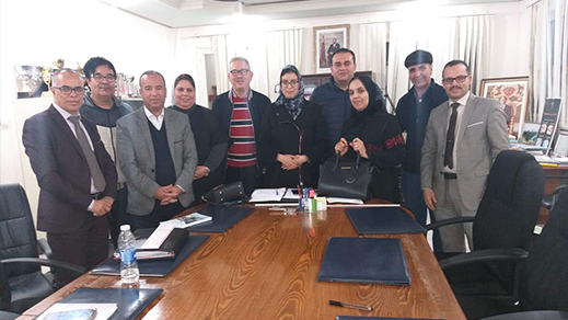 جمعية أيمن للتوحد و المديرية الإقليمية لوزارة التربية الوطنية بالناظور تعقدان اجتماعا هاما