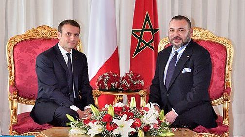 الملك محمد السادس  يتلقى اتصالا هاتفيًا من الرئيس الفرنسي وهذا ما دار بينهما 