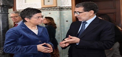 بعد تصريحاتها الغاضبة من ترسيم المغرب لحدوده البحرية.. وزيرة الخارجية الإسبانية تصل الرباط