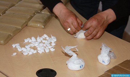  الشرطة تحجز 1270 غراما من مخدر الكوكايين لدى مواطن مالي