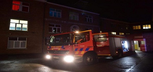إجلاء عشرات السكان بعد إندلاع حريق ضخم بالقرب من محطة بروكسل نورد