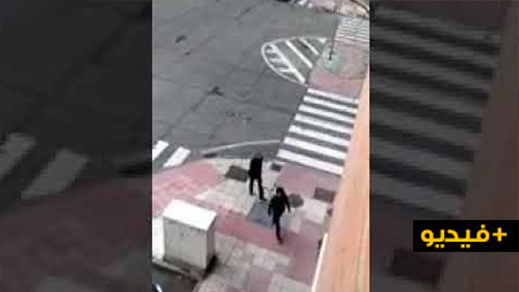 شاهدوا.. تسجيل اول مخالفة لشخص خالف أمر البقاء في المنزل بإسبانيا