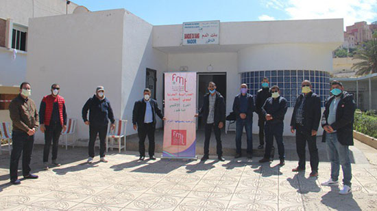 ممونو الحفلات بالناظور ينخرطون في حملة التبرع بالدم