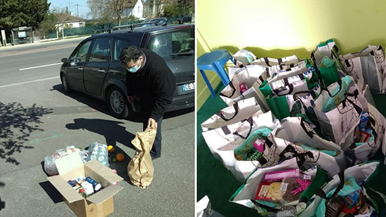 مغاربة مونت لاجولي الفرنسية يتضامنون مع إخوانهم العالقين مغاربة مونت لاجولي الفرنسية يتضامنون مع إخوانهم العالقين