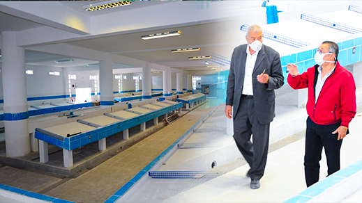 اقوضاض يراقب سير أشغال بناء المحوتة الجديدة بالعروي  اقوضاض يراقب سير أشغال بناء المحوتة الجديدة بالعروي