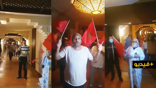 شاهدوا لحظة مغادرة "العائدين من مليلية" من فندق "السعيدية" بعد ثبوت خلوهم من فيروس كورونا