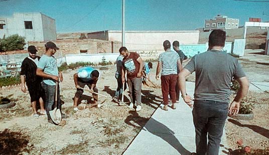 جمعويون بدار الكبداني يعيدون الاعتبار لجمالية مؤسسة تعليمية ويعتزمون إنشاء مكتبة لتلامذتها