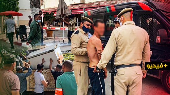 شاهدوا.. حملة واسعة بالناظور لردع غير الملتزمين بتدابير الوقاية الصحية