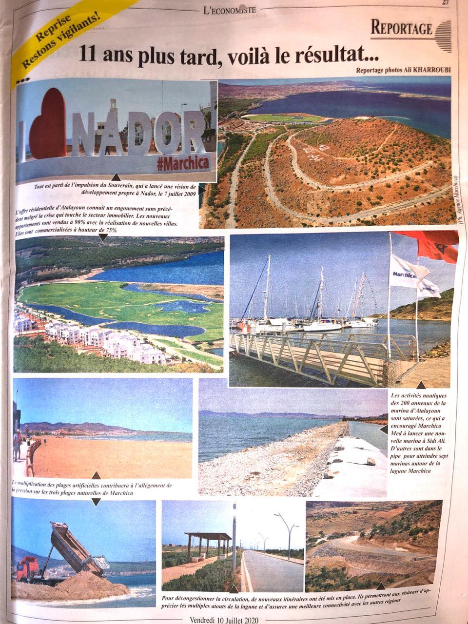 Quand Marchica prend des airs de Maldives Quand Marchica prend des airs de Maldives