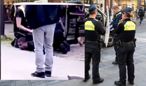 الشّرطة البلجيكية تقتل مهاجرا على طريقة جورج فلويد  الشّرطة البلجيكية تقتل مهاجرا على طريقة جورج فلويد