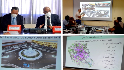 التهيئة الحضرية لمدينة بن الطيب محور اجتماع جمع عامل إقليم الدريوش ورئيس وأعضاء مجلس المدينة