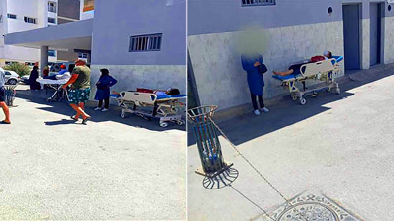 نشطاء يطالبون وزير الصحة بفتح تحقيق داخل المستشفى الحسني بعد واقعة إلقاء مريض للشارع