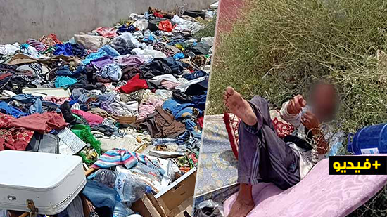 مشردون يحولون من مكان يتخذونه مأوى لهم وسط حي لعراصي إلى مرتع للنفايات وتعاطي المخدرات  
