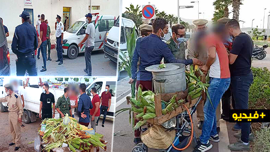 شاهدوا.. حملة واسعة لتحرير الملك العمومي ب"كورنيش" الناظور 