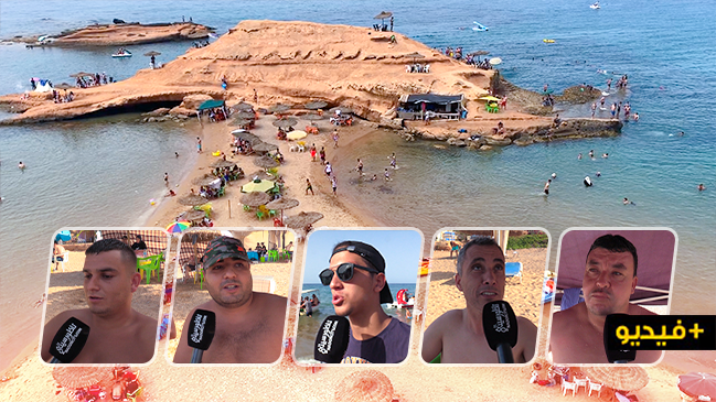 شاهدوا.. شاطئ سيدي البشير "تماضت" يتحول إلى قبلة عائلية لقضاء عطلة الصيف