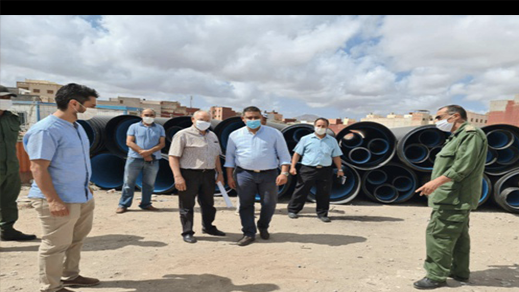 رفيق مجعيط يزور ورش إعادة تهيئة حي أولاد ميمون ويحث المقاولة على الإسراع في الأشغال 