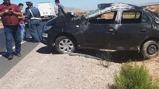 الدريوش.. حادثة سير خطيرة إثر انقلاب سيارة في منعرجات "تيزطوطين" 