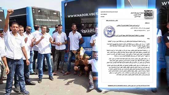 الناظور.. المنظمة الديمقراطية للشغل لجهة الشرق تراسل إدارة شركة "فكتاليا" للنقل الحضري حول "خروقات" التسيير