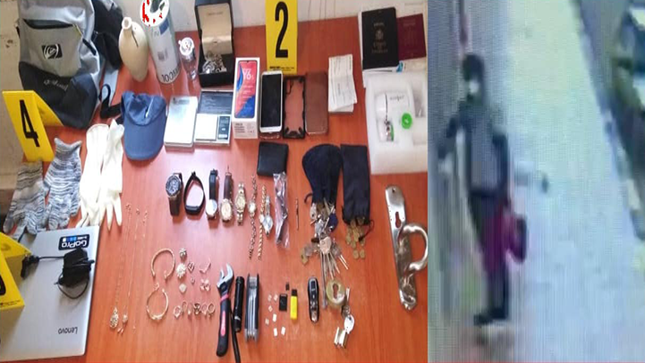 الناظور.. الشرطة القضائية والأمن العمومي يوقفان شابا تورط في سرقة خمسة منازل في غياب مالكيها
