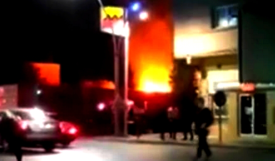 اندلاع حريق مهول بثانوية طه احسين بأزغنغان يتسنفر السلطات المحلية وعناصر الوقاية المدنية