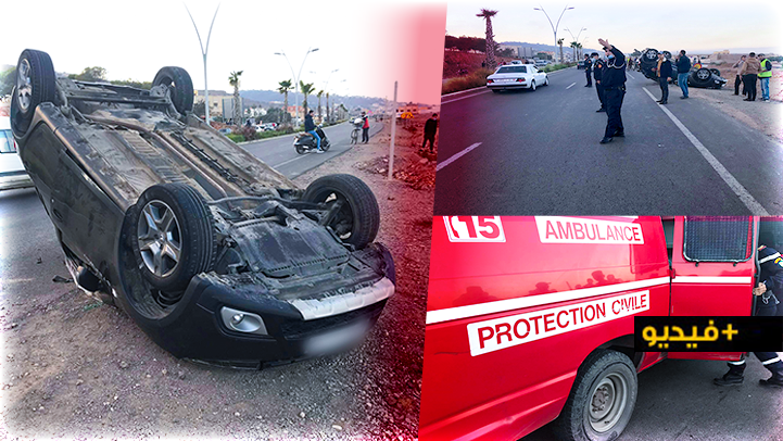 نجاة شابة من موت "محقق" إثر حادثة سير على الطريق الرابطة بين الناظور وبني أنصار
