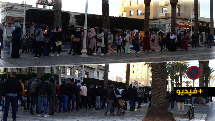 عودة الإكتظاظ عند بوابة القنصلية الإسبانية بالناظور والسلطات تتدخل لتجنب الكارثة