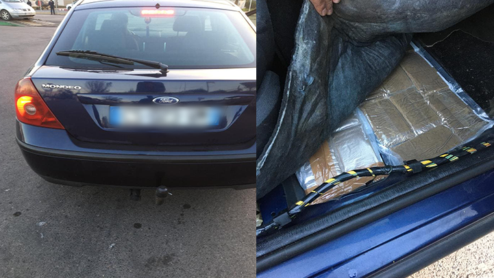 جمارك ميناء المسافرين ببني أنصار توقف مواطنا فرنسيا حاول تهريب كمية من الحشيش