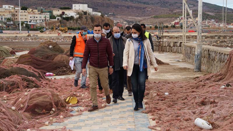  أبرزها مشروع مارينا.. زرو يقود وفدا من المهندسين والتقنيين لتفقد مشاريع جديدة بكورنيش الناظور 