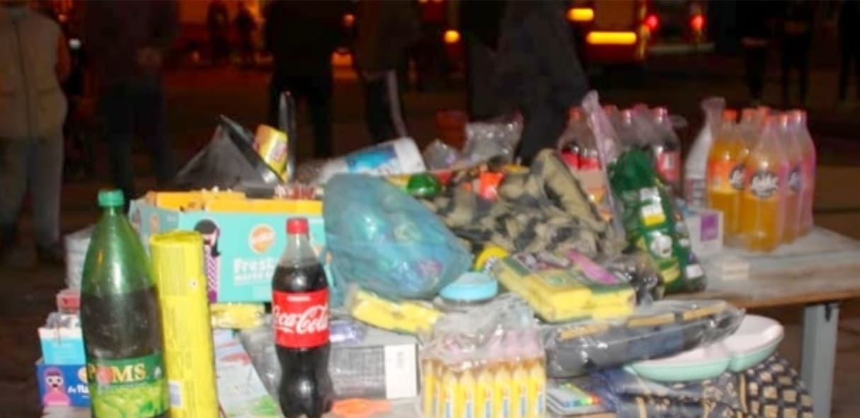  حريق مهول يلتهم محلاً لبيع المواد الغذائية وسط حي ترقاع بالناظور