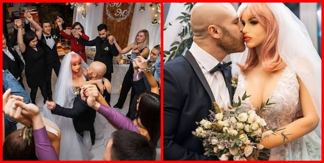 بطل في رياضة كمال الأجسام يدخل "القفص الذهبي" بالزواج بـ"دمية" بطل في رياضة كمال الأجسام يدخل "القفص الذهبي" بالزواج بـ"دمية"