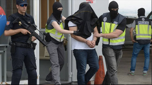 بعد معلومات دقيقة وفرتها مديرية مراقبة التراب الوطني إعتقال إرهابي خطير بإسبانيا 