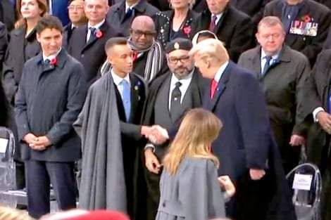 توشيح الملك محمد السادس بـ"وسام الاستحقاق من الدرجة الأولى " من قبَل الرئيس الأمريكي ترامب