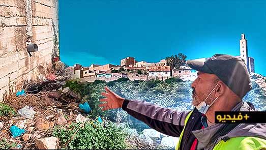 كارثة.. قنوات الصرف الصحي تصب في المقبرة المحتضنة لضريح الشريف محمد أمزيان 