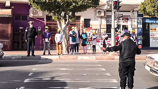 مؤسسة المعبودي تخلد اليوم الوطني للسلامة الطرقية بتنسيق مع مفوضية أمن أزغنغان